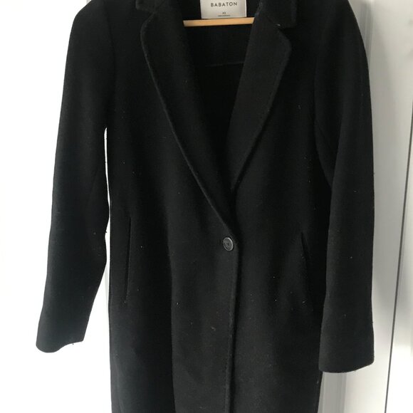 Babaton The New Stedman Coat - Virgin Wool (colour: black) - Picture 2 of 4